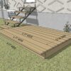 Pre-built deck platform Landing Pad – 4x6 Pressure Treated - Image 7